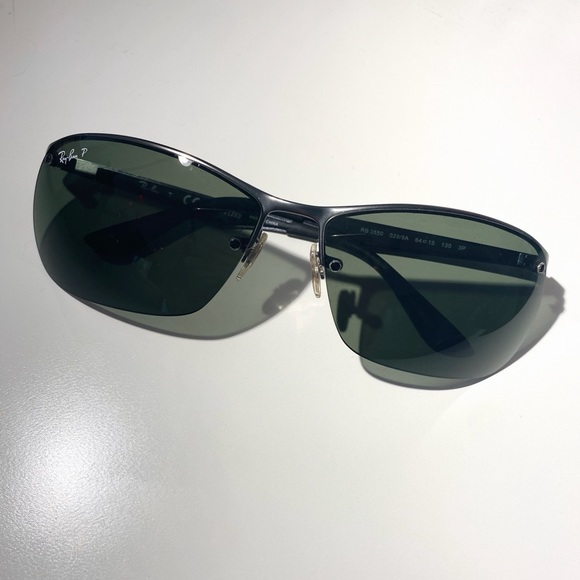 Matte Black Ray-Ban Men’s Polarized Sunglasses Never Used Bought For $200 - Picture 1 of 6